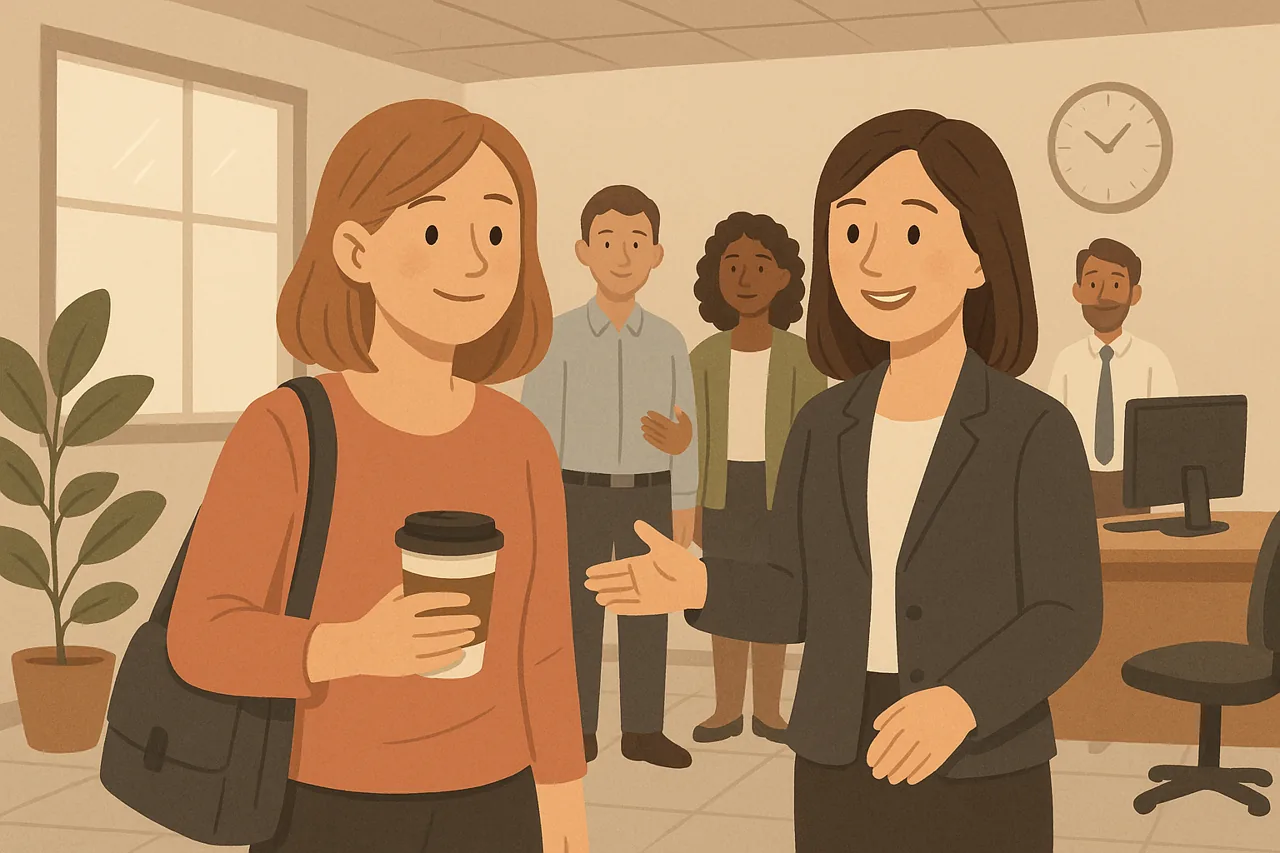 The First Day at a New Job